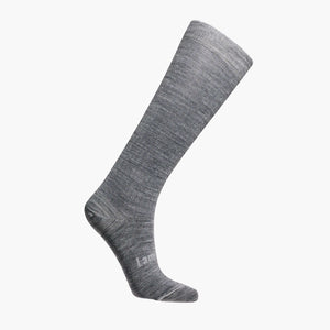 Merino Wool Knee High Socks for Children in Grey, part of the Essential Collection, perfect for school and casual wear.