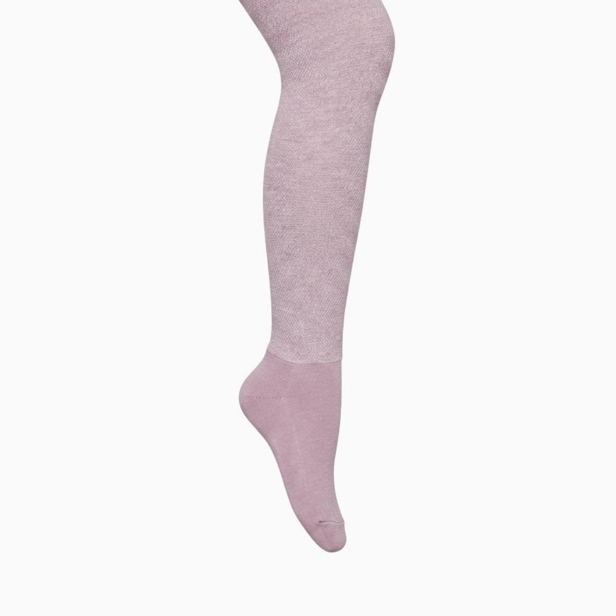 Merino Wool Textured Knit Tights | BABY | Lilac
