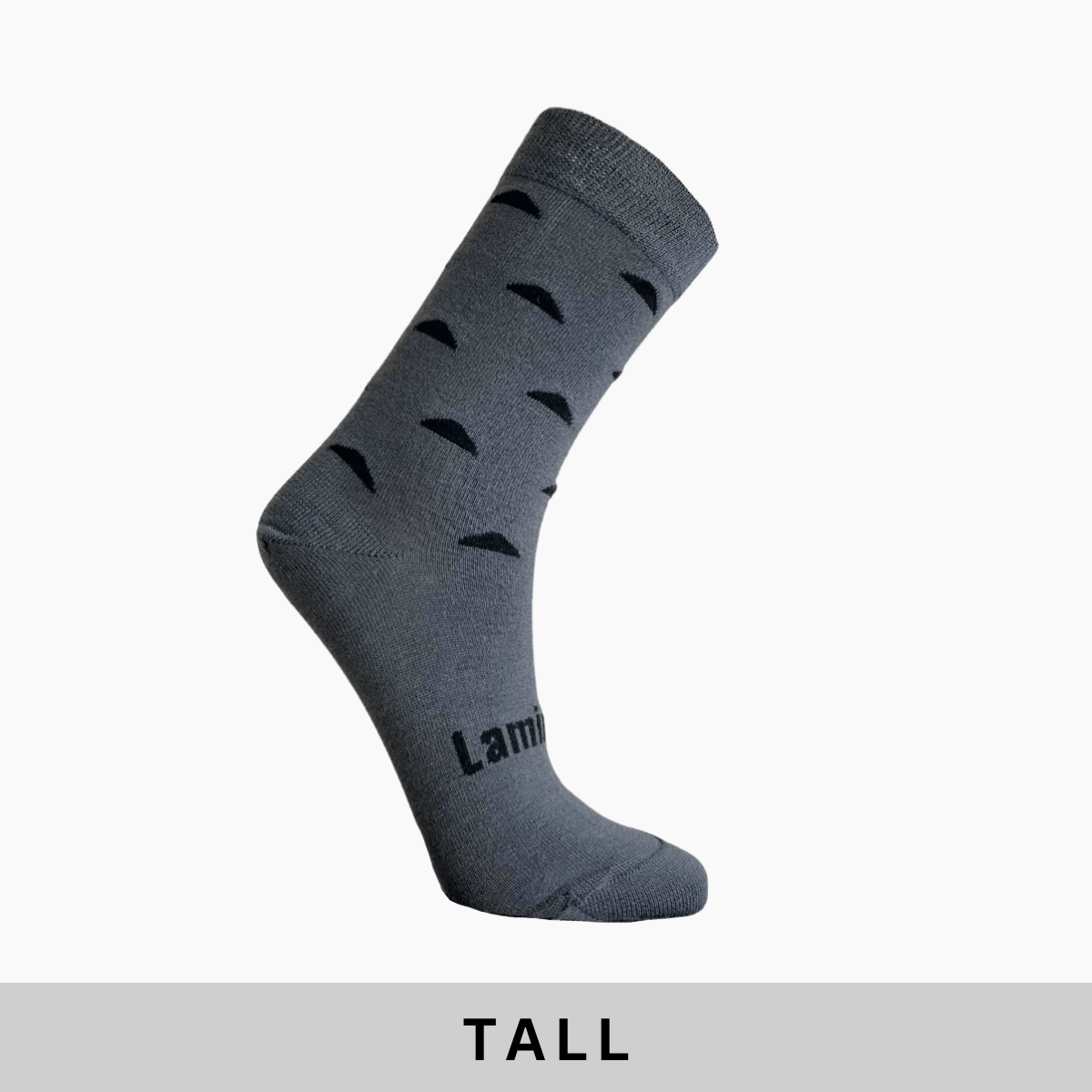 Merino Wool Crew Socks | MAN | Coal
