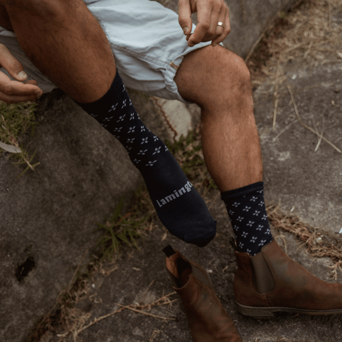Merino Wool Crew Socks | MAN | Savile