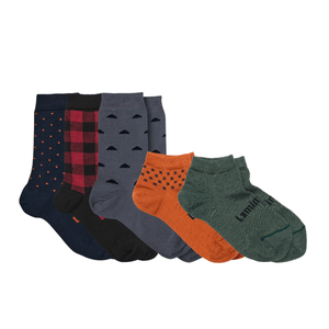 merino wool socks child set nz dark