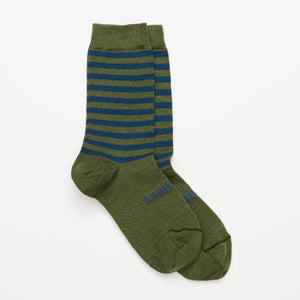 merino wool child crew socks nz green blue 