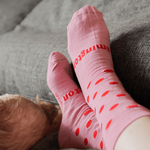 Merino Wool Crew Socks | CHILD | Cherry