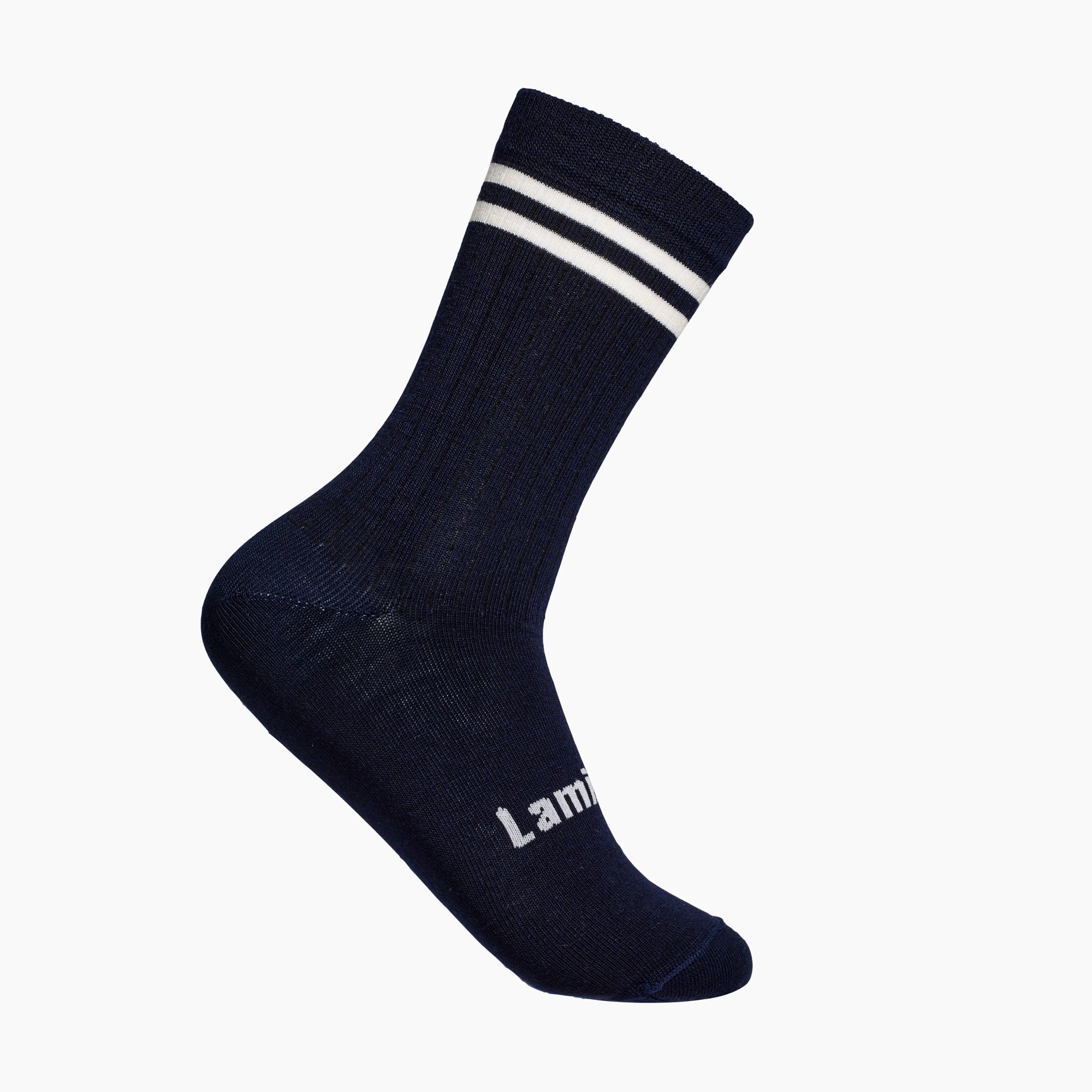 Mens merino wool crew socks Navy by Lamington NZ