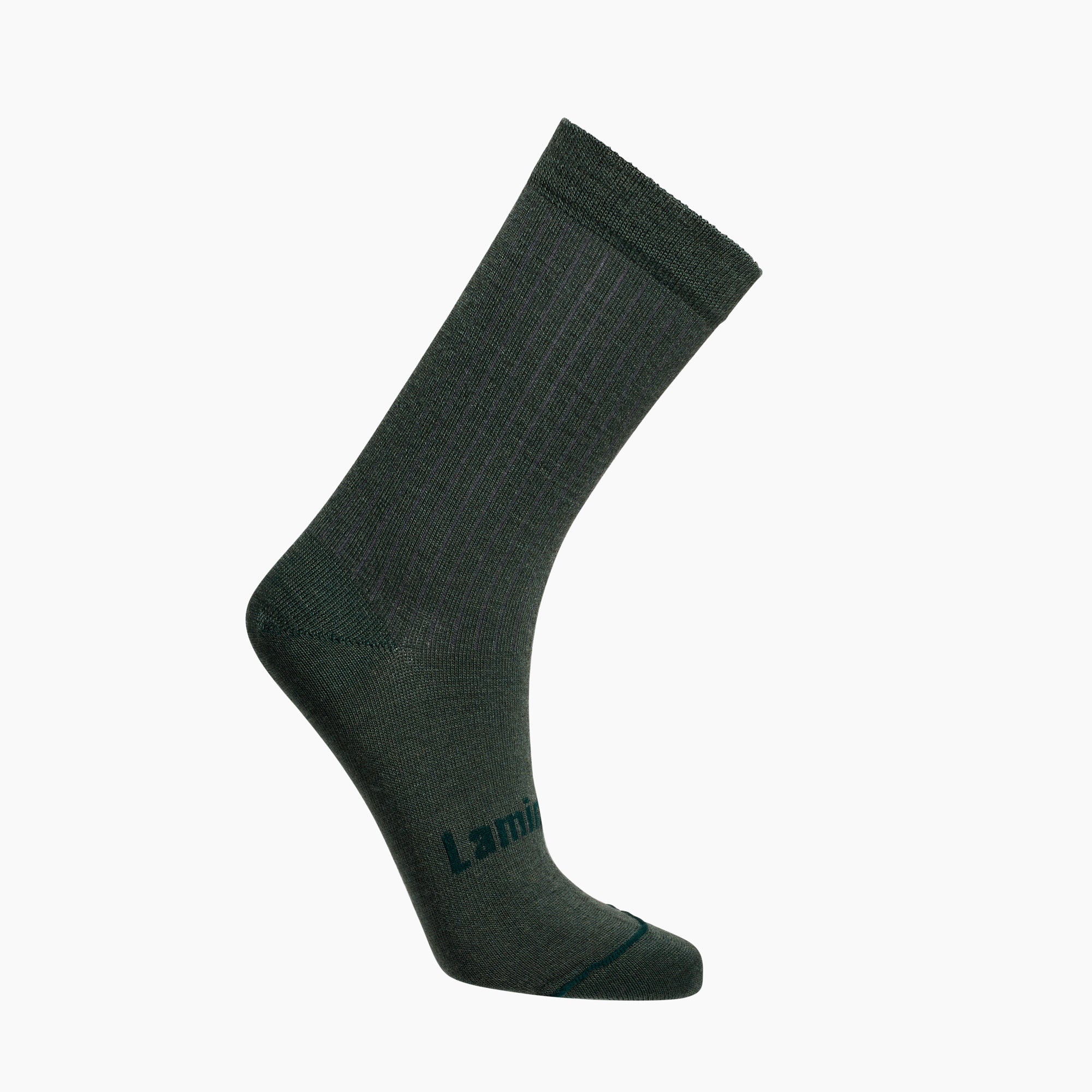 merino wool green rib crew socks woman nz