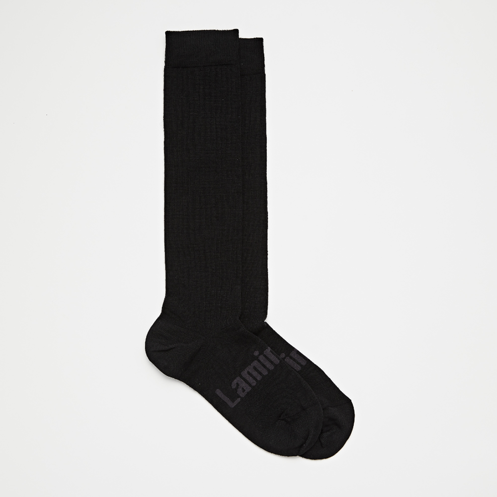 merino wool knee-high socks man school black nz