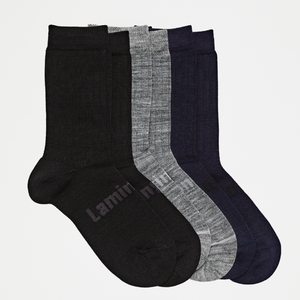 Merino Wool Crew Socks | CHILD | Essential | Trio