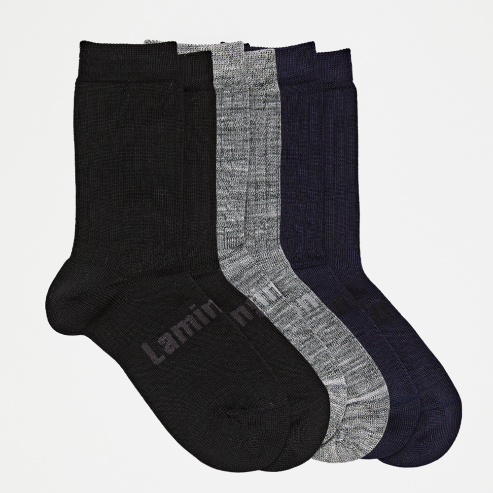 Merino Wool Crew Socks | WOMAN | Essential | Trio