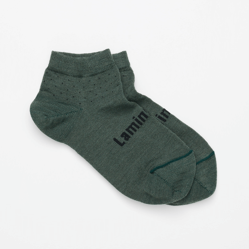 merino wool ankle socks sport man nz green