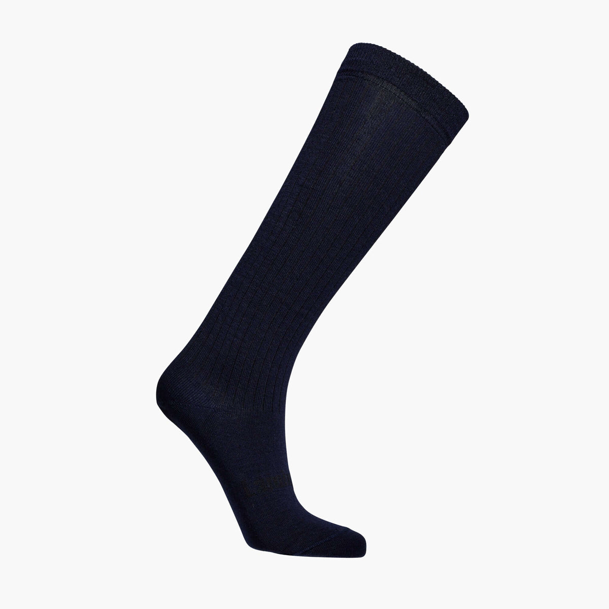 Merino Wool Knee High Socks for children in navy, perfect for school and casual wear from the Essential Collection.