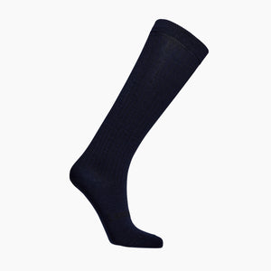 Merino Wool child Knee-high socks navy by Lamington NZ