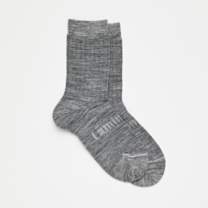 merino wool rib socks crew child grey school nz
